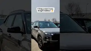 Hyundai Creta🚘 Knight Edition Now in Stunning Shadow Grey! 🖤 #hyundaicreta #cretaknightedition #suv