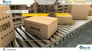 Qsens Box Tracker Cardboard box counting