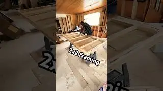 How to frame for a low ceiling using 2x2 lumber
