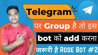How to setflood in telegram group by rose bot | Rose bot tutorial in hindi | Telegram bot part2