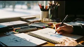 Lofi for Artists 🎨 Drawing & Painting Sounds