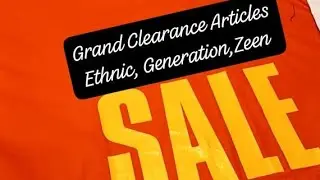 Ethnic Generation Zeen Grand Clearance Sale | End Of season Sale | Branded Dress On Sale #trending