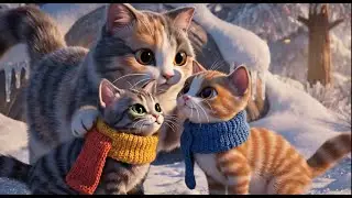 Mama Cat and The Curious Crew 🌟 Full Educational 🌟 Animation