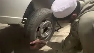 How to Change Mehran Car Tyre At home