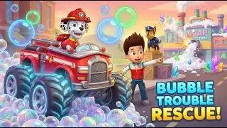 PAW Patrol: Rescue Wheels – The Slippery Soap Factory Save! 🧼🛻 | Monster Truck Rescue & Bubbly Chaos