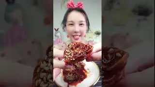 trending food challenge on youtube, chinese traditional food eating287