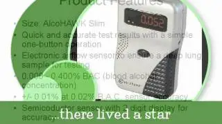 Breath Alcohol Analyzer Alcohawk Slim Breathalyzers