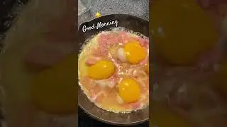 Spam Egg and Cheese for Breakfast 🍳 #food #breakfast #goodmorning #eggs #spam #cheese #carnivore