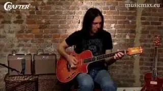 Демонстрация гитары Crafter Hybrid (серия SA) | Корпуса гитар