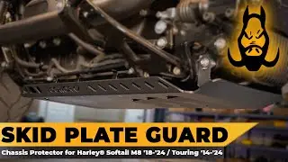 HOGWORKZ&reg; Skid Plate / Chassis Protector for Harley-Davidson&reg; Softail M8 '18-'24, Touring '14-'24