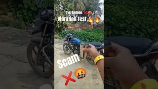 TVS Raeon 110cc 2023 Vibration Test || Don't. BuY Tvs Bike 🤬❌#tvs #bike
