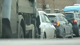 УЛ. ТАМБОВСКАЯ ВСТАЛА КОЛОМ ПОСЛЕ РЕМОНТА ПЕРЕКРЕСТКА