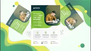 Modern Business Marketing Flyer Design in CorelDRAW | Professional Corporate Design