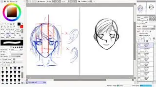 Como desenhar um rosto de anime sem errar a simetria