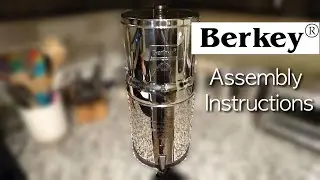 How to Assemble a Berkey Water Filtration System | Priming filters