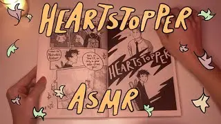 ASMR | Reading HEARTSTOPPER! ♡ Close whispers | Paper tracing