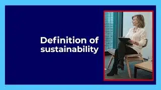 Law and Sustainability &ndash; Definition of sustainability