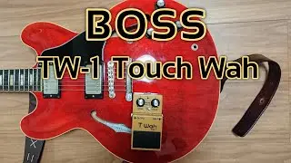 BOSS TW-1 Touch Wah 1982 Made in Japan with ES-335 demo
