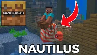 Minecraft Trial - How To Find and Tame NAUTILUS