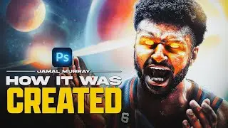 How I Created This Jamal Murray Artwork In Photoshop! |  Cal So Scoped
