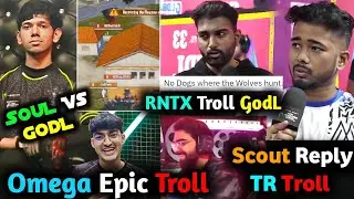 SouL vs GodL Target🥵 RNTX Troll GodL & TR Troll Scout l😂 SouL Goblin Joker Domination🔥