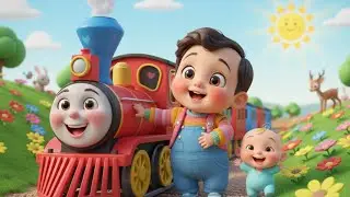 Mi Primer Viaje en Tren Canciones Infantiles Rimas para Ni&ntilde;os | canci&oacute;n tren, canci&oacute;n de transporte