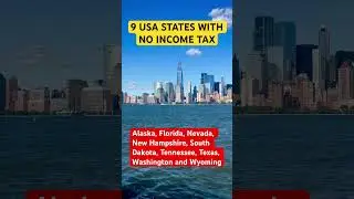 Tax Free States in the USA! #usa #taxfreeincome #travel #notax