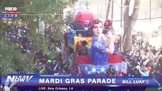 FNN: 2016 Mardi Gras Parade in New Orleans