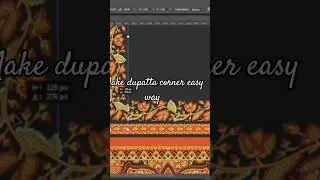 dupatta corner #photoshop #design #howto #textiledesigner #photoshoptutorial #freelancer #beginners