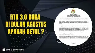 KABAR ANGIN RTK 3.0 AKAN SEGERA DI BUKA