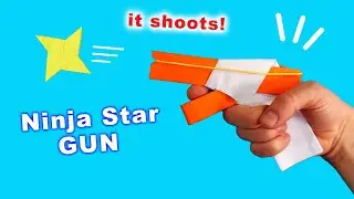 Origami Paper Gun That Shoots Ninja Stars