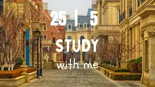 25/5 Pomodoro Timer | 3 x 25 min | Focus |Study | Reflection | Productivity #47