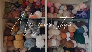 My entire yarn stash - a guided tour