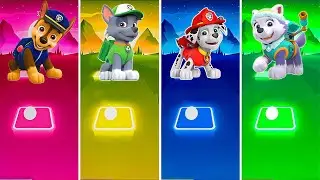 Marshall VS Rubble Paw Patrol VS Ryder Paw Patrol VS Paw Patrol - Tiles Hop EDM Rush