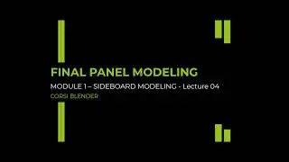 Blender Interior Design Course - Module 1 - Lecture 04 - English Version