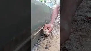 skim coating wall #asmrwork #wallplastering #asmr