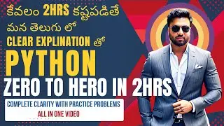 Python for AI Full Course in Telugu | Zero to Hero | Full Beginner Course | Sangeeth Kumar