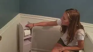 Toilet paper holder cabinet