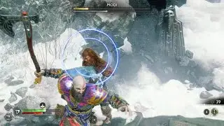 Kratos Meets Modi (Thor's Son) In Valhalla Boss Fight - God Of War Ragnarok Valhalla DLC 2023