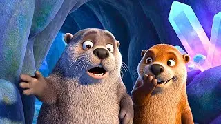 The Otter Oddballs: The Winter Hideout | Funny Animated Cartoon Movies