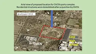 OVCN Sports Complex would impact three subdivisions eligible for National Registry recognition