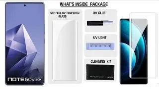 Infinix note 50s 5G+ UV Light glass Kit 