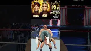 John Cena vs Gunther - Saturday Night's Main Event | WWE 2K25 #wwe #gameplay #johncena #gunther