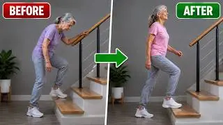 Surgeon Reveals: Do This 1 Exercise to Climb Stairs More Easily After 60 | Senior Health Tips