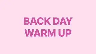3MIN BACK DAY WARM UP//MY GO TO UPPER BODY WARM UP FOR BACK DAY TO GET MAX GAINS//MOBILITY ROUTINE