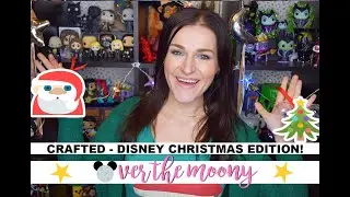 DIY DISNEY CHRISTMAS CRAFTS | CRAFTED COLLABORATION WITH MISS CHERRY'S CHANNEL | OVER THE MOONY