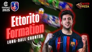 Формирование ETTORITO в eFootball&trade;2025 &mdash; дальний контратака (двукратный чемпион мира)