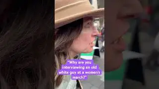KAREN &ldquo;Why are you interviewing an old white guy at a women&rsquo;s march?&rdquo; #womensmarch