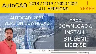 [Free] DOWNLOAD AutoCAD | INSTALL FOR 1 YEARS | STUDENT LICENSE l AUTOCAD DOWNLODE 2021 VERSION l