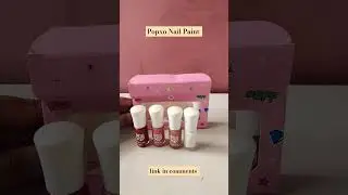 Popxo nail paint set of 5 only for INR 227 #unboxing #beauty #nailpolish #myglammxobeautycreator
